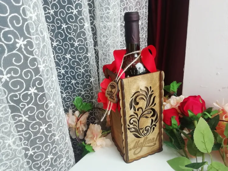 Коробка под вино к 8му Марта, фото 4