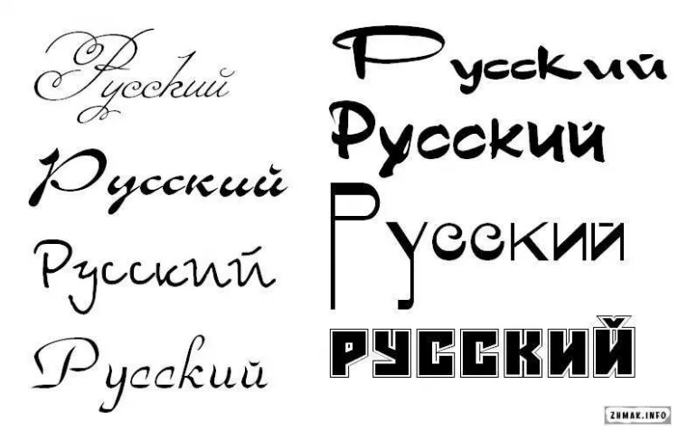 Коллекция шрифтов 787 шт