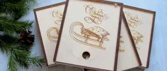 Коробочки с санями