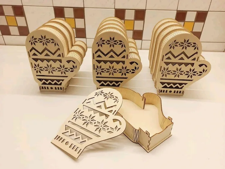 Подарочная коробка в виде варежки, фото 2
