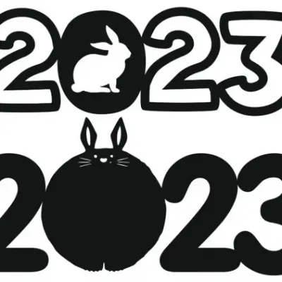 2023 год, новый год, год кролика, год зайца, символ нового года