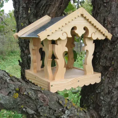 Кормушки резные для птиц