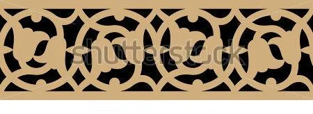 Традиционный арабский цветочный мотив при оформлении лестничного марша, фото 2
