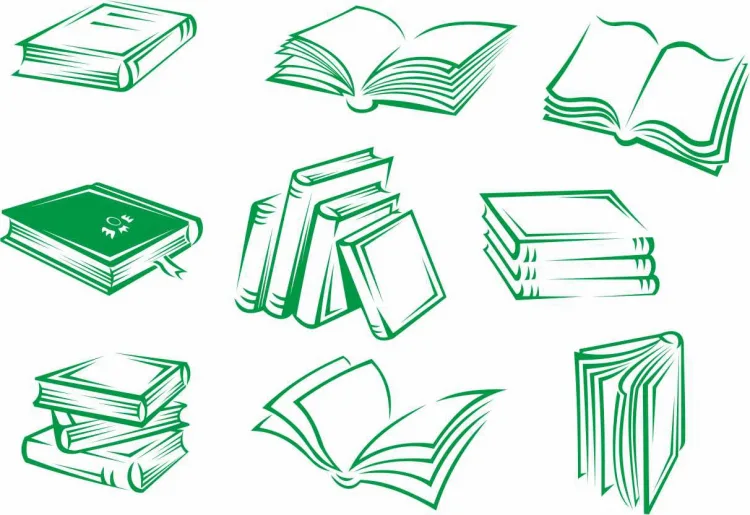 Книги, латинские алфавиты с цифрами, разделители, битое стекло и микрофоны