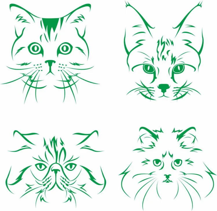 Коты, бабочки с цветами, паутины и рождество, фото 4