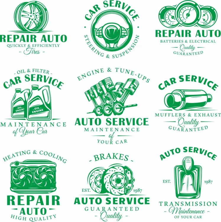 Автосервисная, животные, кофейная, швейная, викинговская сборки