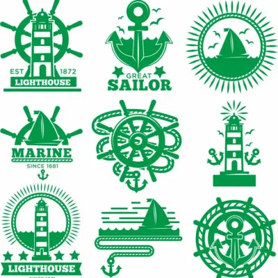 Морские лейблы и лошадки