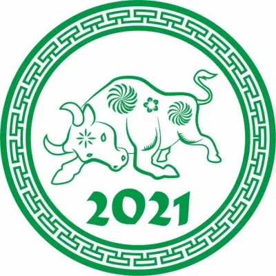 Бык 2021, бабочки, букашка и стрекоза в цветах, руки с сердцем