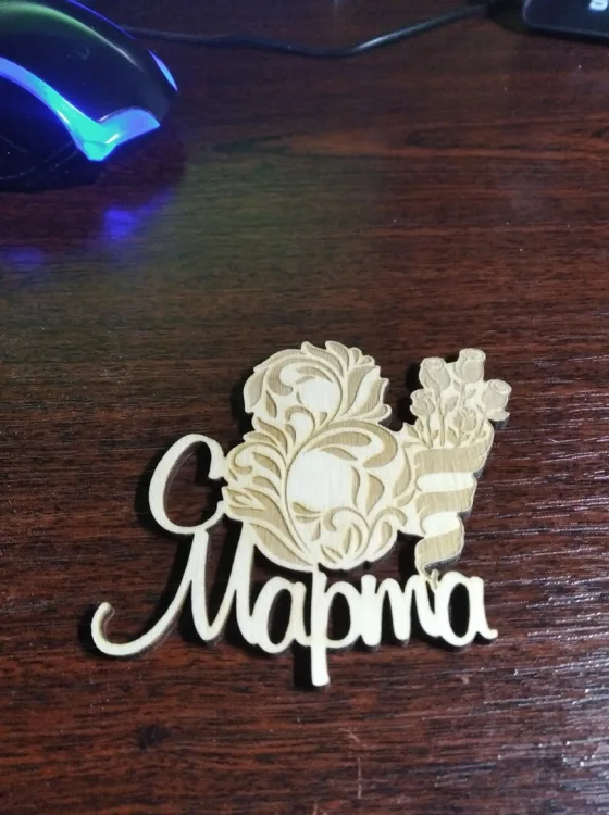 Магнит к 8 марта