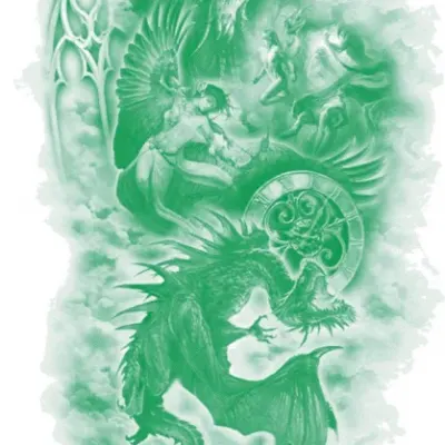 Драконы, часы, икар