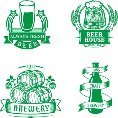 Пивные лейблы: кружки Always Fresh Beer и Beer House