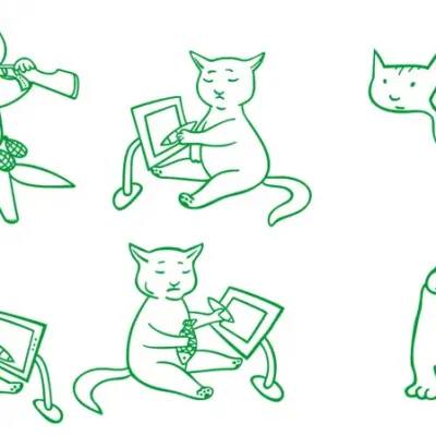 Зелёные коты