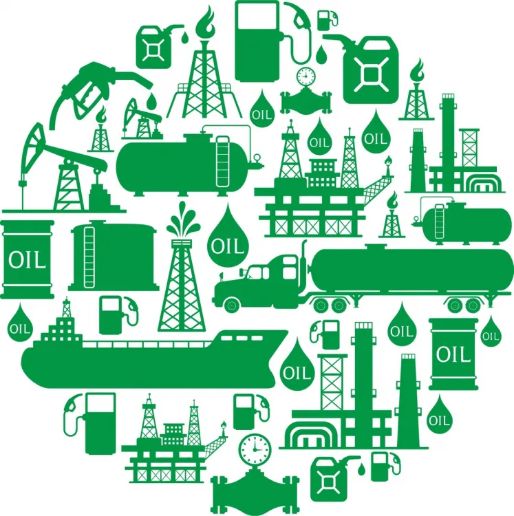 Коллаж нефтяника