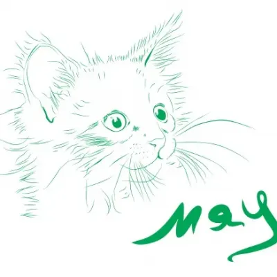 Милый котенок