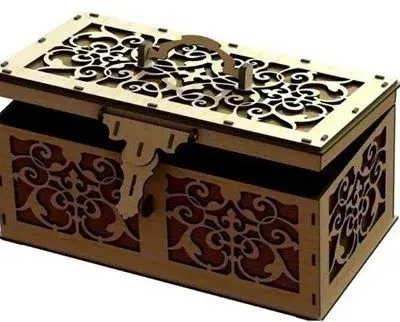 Шкатулка с замком