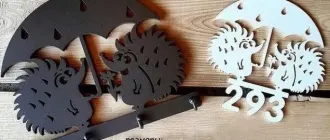 Ключница с Ёжиками под зонтом