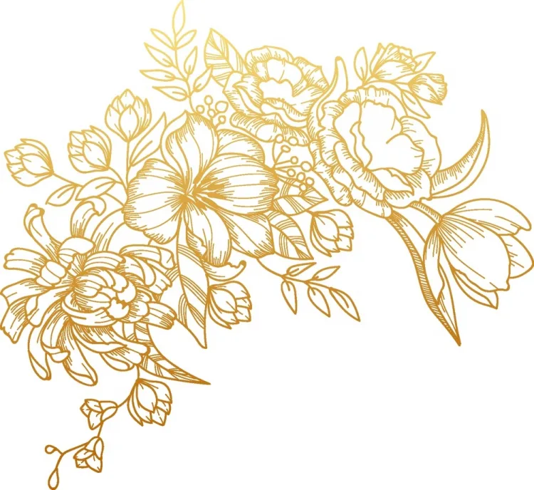 Цветок для гравировки