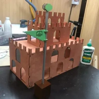 Замок из игры Супер Марио