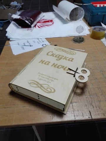 Короб-книга для подарочного алкоголя, фото 2