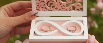 Шкатулка для свадебных колец