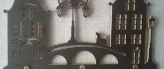 Ключница в городской тематике
