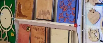 Полка настенная под блокноты
