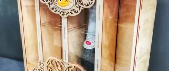 Шкатулка под шампанское и бокалы