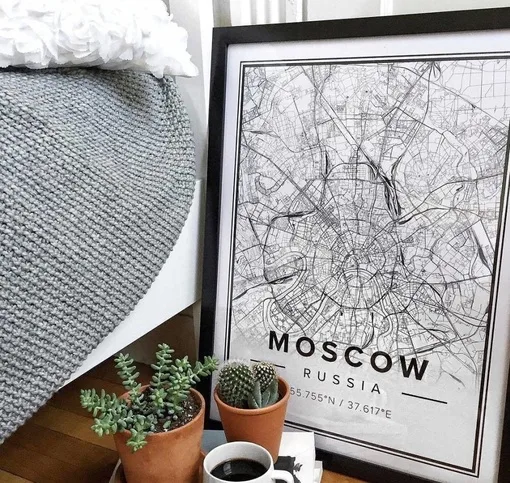 Карта Москва
