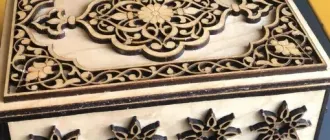 Шкатулка для ювелирных изделий, с сложной резьбой