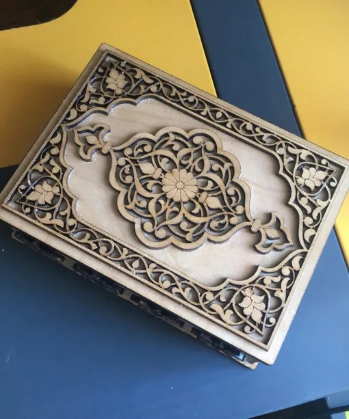 Шкатулка для ювелирных изделий, с сложной резьбой, фото 3