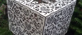 Романтическая ажурная коробочка