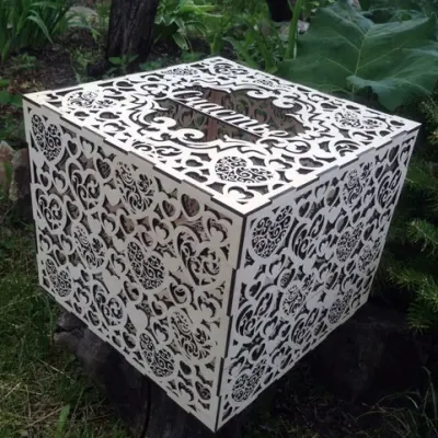 Романтическая ажурная коробочка