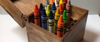 Подставка для фломастеров с крышкой