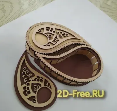 Шкатулка резная «Инь-Янь»