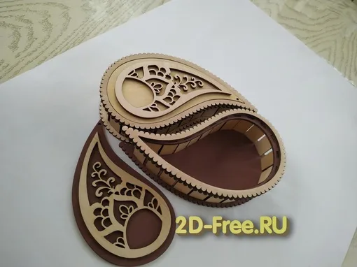Шкатулка резная «Инь-Янь»