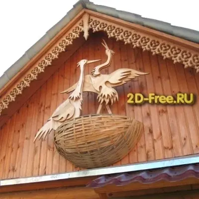 Аисты в гнезде