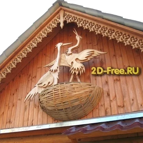 Аисты в гнезде