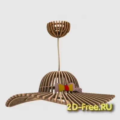 Абажур для беседки Шляпка