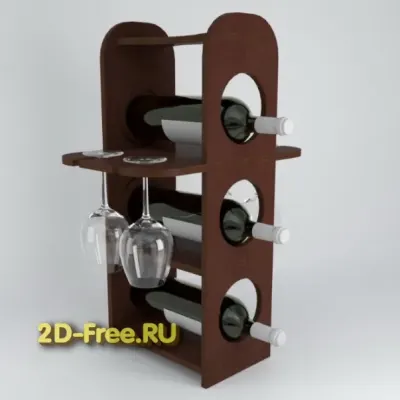 Мини бар под бутылки и фужеры