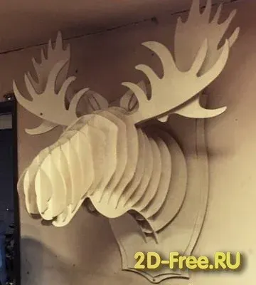 Голова лося на стену