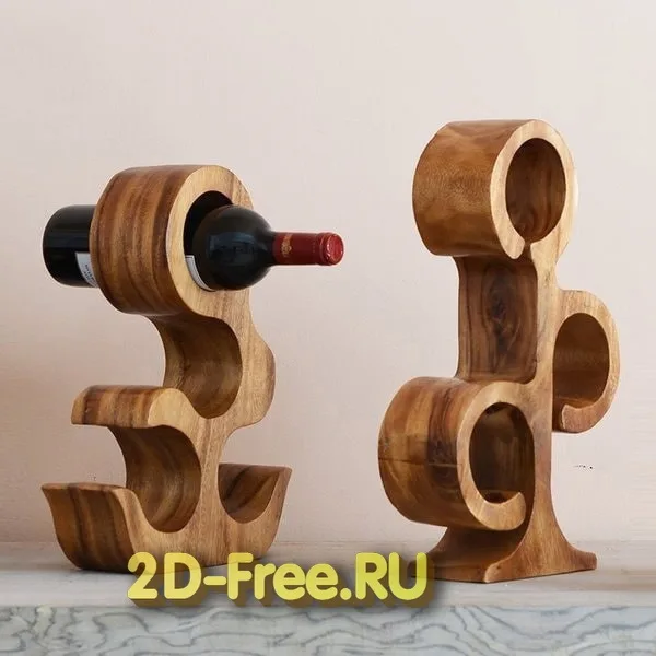 Оригинальная подставка под вино