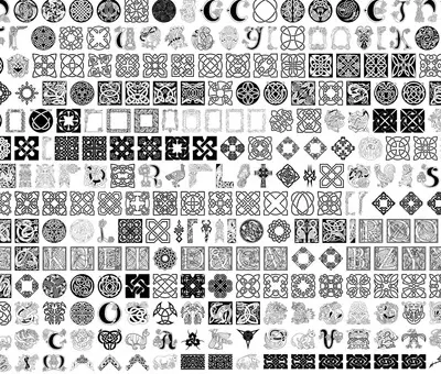 Подборка кельтских орнаментов