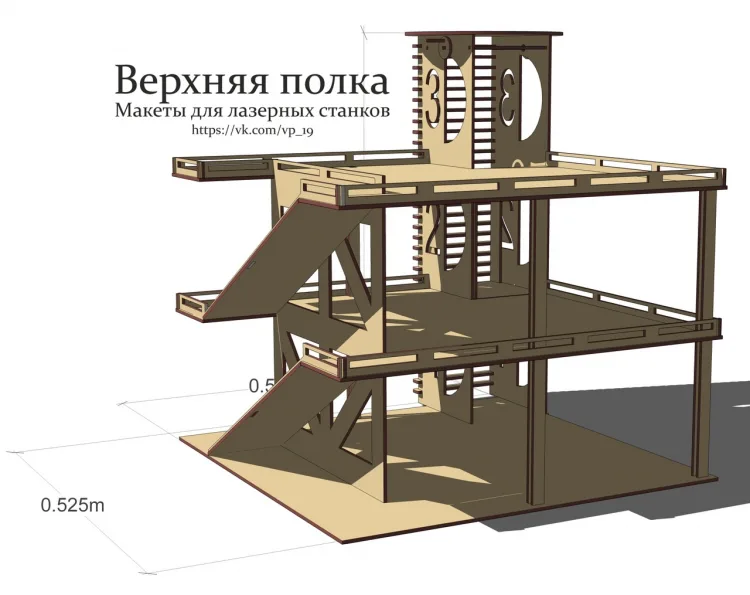 Парковка с лифтом для детских машинок, фото 2