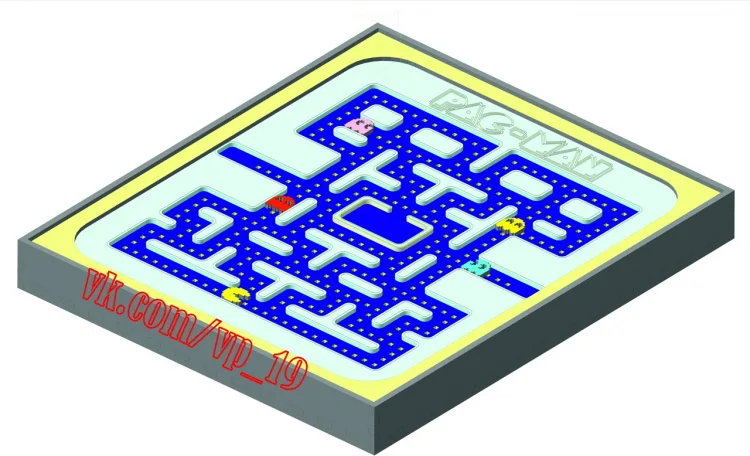 Объемная картина по мотивам игры Pac-Man, фото 2