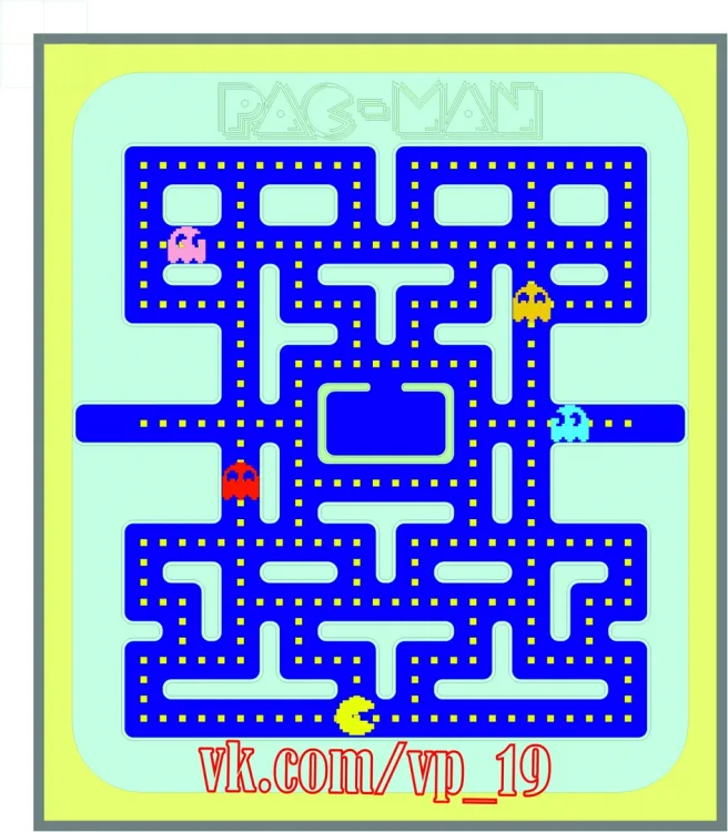 Объемная картина по мотивам игры Pac-Man, фото 3