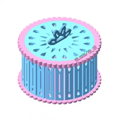 Коробочка круглая