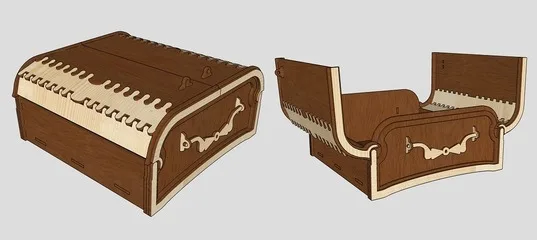 Макет — шкатулка