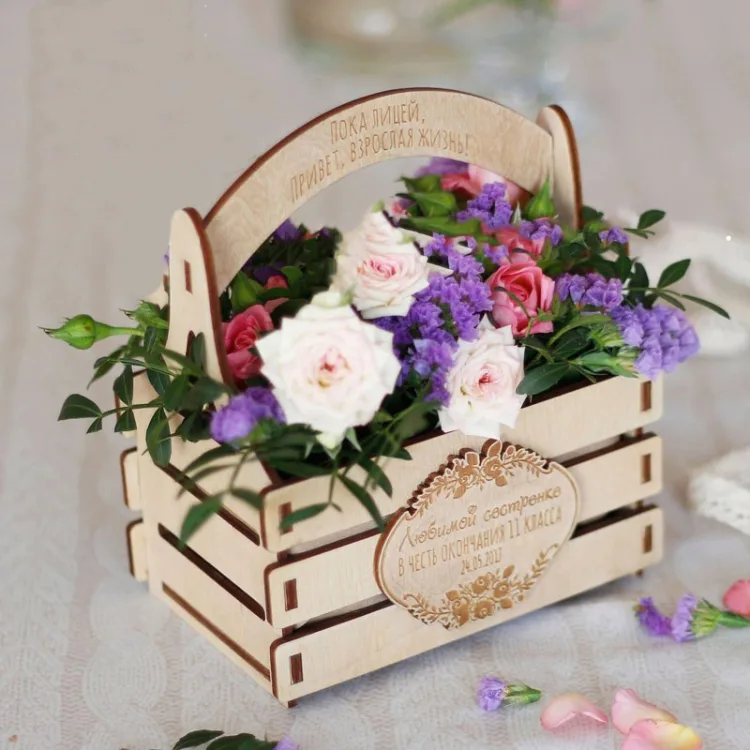 Корзинка под цветы